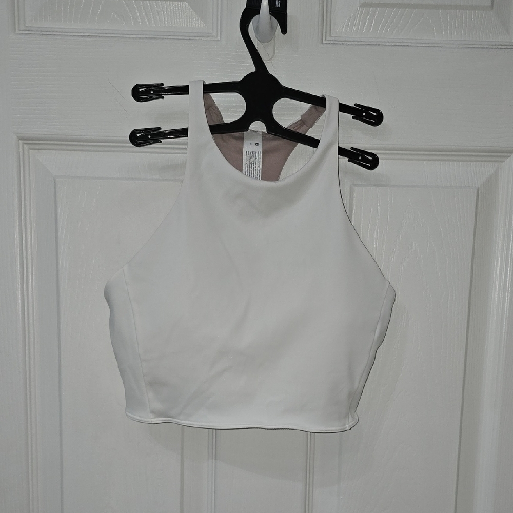 Lululemon Athletica White Bra Top Size